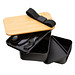 Lunch Set LAUDAT, schwarz